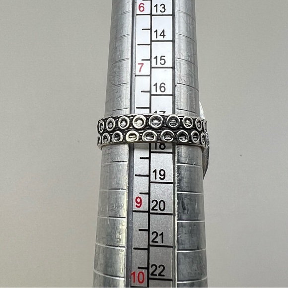 New Color Enhanced Labradorite Sterling Silver Overlay Ring Size 8 - Picture 7 of 9